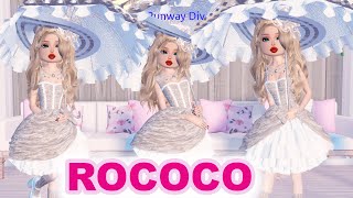 Theme Rococo 08  DTI  DRESS TO IMPRESS roblox [upl. by Egduj421]