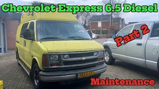 2002 Chevrolet Express 65 V8 Diesel maintenance [upl. by Oelgnaed]