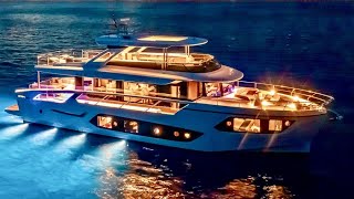 44 Million Yacht Tour  Absolute Navetta 75 [upl. by Galina]