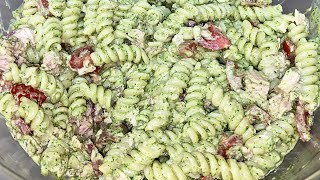 PASTA FREDDA TONNO PESTO DI RUCOLA PHILADELPHIA E POMODORINI [upl. by Notrab813]