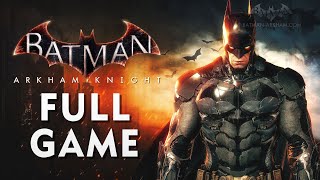 Batman Arkham Knight  Full Game Walkthrough in 4K 60fps 120 Knightmare [upl. by Alice144]