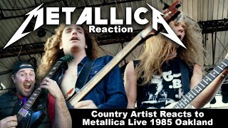 Country Musician Reacts to Metallica LIVE 1985 Oakland On The Greem For Whom the Bell Tolls [upl. by Nick]