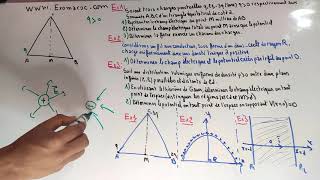 LIVE examen electricite s2 electrostatique [upl. by Quartas106]