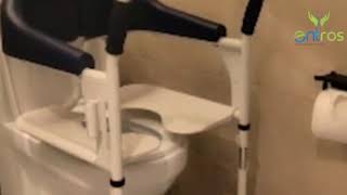 ENTROS  New KL524 Lightweight Wheelchair With Commode Seat Cushion and Pot Call Us 8588071900 [upl. by Aiket]