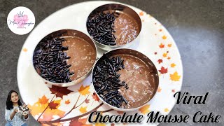 Chocolate Apple Mousse Cake। যারা আপেল খেতে চায় না তাদের এই রেসিপিটি বানিয়ে দিন বারবার চেয়ে খাবে। [upl. by Acilegna]