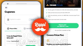 Rappi Prime por 3 meses con Cupon  2023 [upl. by Ezechiel]