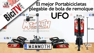 El mejor portabicicletas plegable para bola de remolque UFO [upl. by Narok]