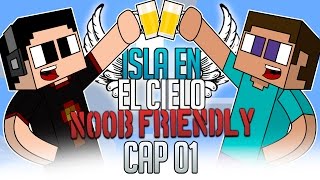 Minecraft Isla en Cielo Noob Friendly con Fedelobo Ep 1 quotPrimeros Pasosquot [upl. by Lybis586]