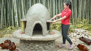 Technique Building Beautiful House For Guinea Pigs  Raise Guinea Pigs  New Life  Đào Daily Farm [upl. by Bathsheeb]