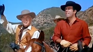 Western Movie  Showdown 1960  Michael Landon Lorne Greene Pernell Roberts  Bonanza [upl. by Sitoel491]