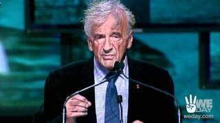 Elie Wiesel on hope compassion and the power of youth at WE Day [upl. by Yetac]