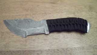 Damascus TOPS Tom Brown Tracker Knife copy [upl. by Nordek]