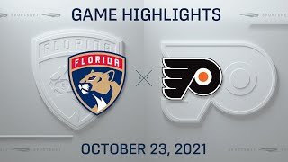 NHL Highlights  Panthers vs Flyers  Oct 23 2021 [upl. by Evan796]