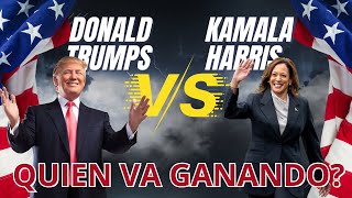 ELECCIONES ESTADOS UNIDOS 2024 DONALD TRUMPS VS KAMALA HARRIS QUIEN GANARA [upl. by Caldeira]