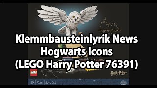 LEGO Hogwarts Icons Harry Potter Set 76391 [upl. by Bethanne]