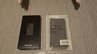 Samsung Galaxy S24 amp Ringke Onyx Case Unboxing [upl. by Lotte]