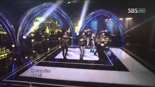 Infinite  BTD 인피니트비티디SBS Inkigayo 인기가요 20110123 [upl. by Ailegave]