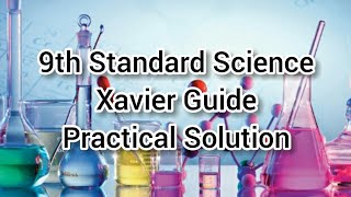 9th Standards Science Xavier GuidePractical [upl. by Lemhaj860]