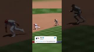 Nolan Gorman infamous runthrough 2nd base scores chaotic RBI 👀 shorts [upl. by Eedna]