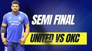 1st Semi Final  United VS OKC  Ontario Kabaddi Federation  July 27th 2024 [upl. by Lleder]