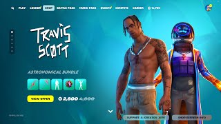 TRAVIS SCOTT is BACK IN FORTNITE REMIX [upl. by Antone]