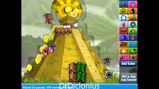 Secret in Bloons Tower Defense 4 Expansion  Sun God Track Cheat ORIGINAL VIDEO [upl. by Hnib]