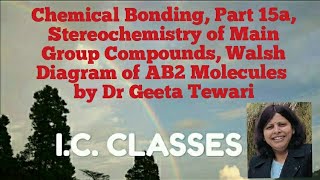 Walsh Diagram of Triatomic Molecules AH2 Type Part 15a B Sc M Sc GATE CSIR NET [upl. by Lacey]