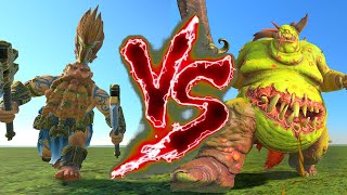 Daemon Slayer VS Great Unclean One Total War Warhammer 3 [upl. by Nhguav]