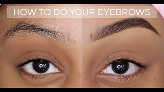 HOW TO QUICK AND EASY EYEBROW TUTORIAL  BEGINNER FRIENDLY  UPDATED BROW ROUTINE [upl. by Eey]