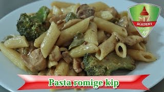 Koken met Mo Academy  Recept Pasta met romige kip [upl. by Neenahs962]