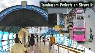 Tambaram West  Tambaram East Walkthrough  Skywalk  Connects Bus Stand  Railway Station [upl. by Whittemore384]