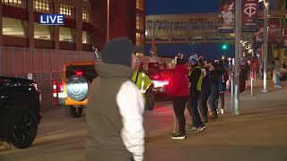 Twins’ home opener tradition Breakfast on the plaza [upl. by Ahseyk]