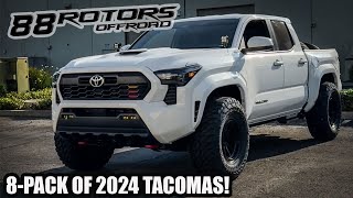 8 PACK OF 2024 TOYOTA TACOMA TRUCKS NEW 4TH GEN ONLY [upl. by Bob]