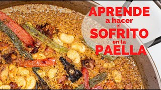 ¡Como se hace el SOFRITO en la paella PAELLA Shorts [upl. by Neel]