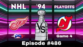 NHL 94 Gameplay — Red Wings vs Devils  Episode 486 [upl. by Allbee214]