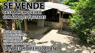 Se vende casa a Remodelar San pedro Perulapan  CRV EL SALVADOR [upl. by Aneelehs985]