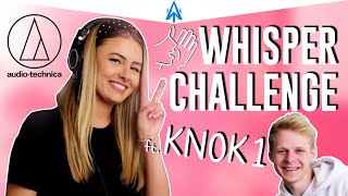 Whisper Challenge With ItsSky amp KNOK1  Trying Out The New ATHM50x Headphones [upl. by Haliled]