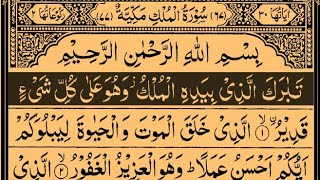 Holy Quran  JuzPara29  By Sheikh Saud AshShuraim  Full With Arabic Text HD  پارہ تبرک الذی [upl. by Aihceyt]