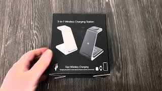 GEEKERA Wireless 3 in 1 Charging Station  UNBOXING [upl. by Aikin]