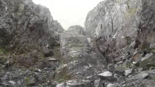 Ben Nevis  The North Face Ledge Route [upl. by Esinwahs]