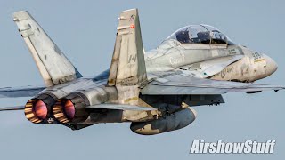 CF18 Hornet Flybys  Airshow London 2021 [upl. by Vachell]