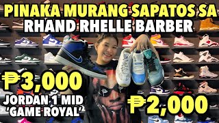 PINAKA MURANG JORDAN SHOES SA RHAND RHELLE BARBER ₱2000 NALANG  JORDAN NIKE LEBRON KD KOBE [upl. by Thorsten]