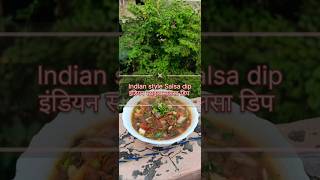 Indian style Salsa dip recipe trending food cooking healthyfood health viralshort viralvideo [upl. by Yelsek]