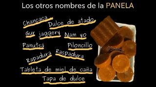 Los otros nombres de la PANELA [upl. by Ahseniuq]