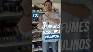 ¡Para la oficina 3 perfumes masculinos frescos cítricos y amaderados perfumemasculino perfume [upl. by Airakaz]