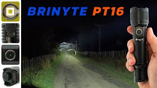 Brinyte PT16 Tactical Flashlight  Dual Tail Switches 2000 Lumens  600m Range  USB Type C [upl. by Dey268]