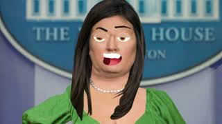 Trumps Comedy Hour Sarah Huckabee Reads Trumps Jokes funny [upl. by Nylsor571]