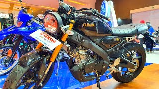 New Yamaha XSR 155 in Metallic Black  Affordable NeoRetro Style Sport Bike You Can Buy in 2024 [upl. by Ariamo]