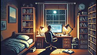 45 minutes of Lofi Music for Midnight Study Pomodoro Timer [upl. by Rednasxela810]