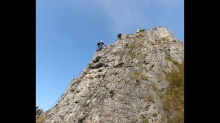 Ferrata Centenario CAO  Monte Grona [upl. by Nylodnarb]